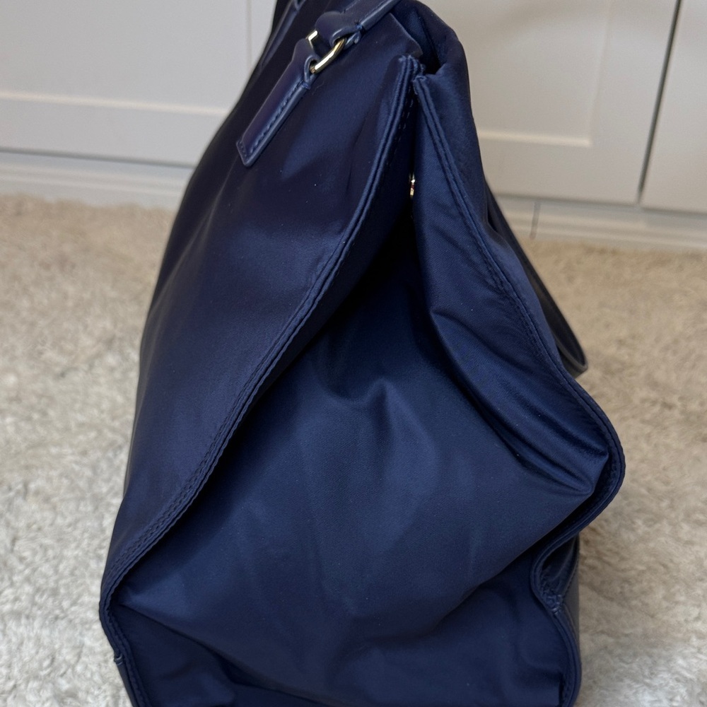 NWOT Tory Burch Midnight Blue Ella Nylon Tote - Picture 5 of 13